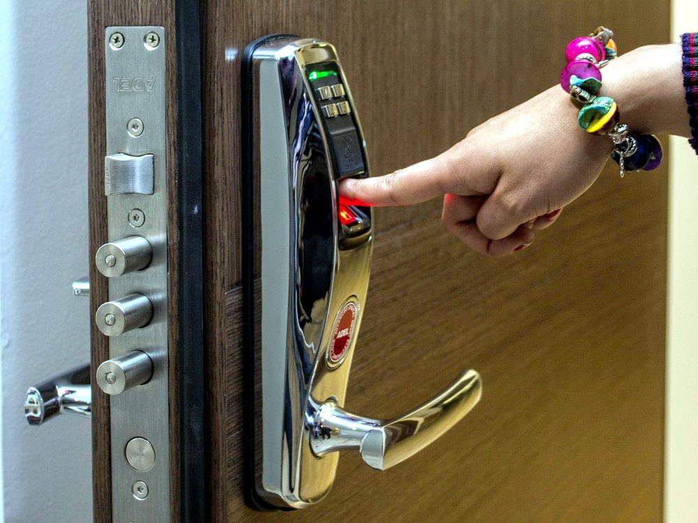 Biometric entry